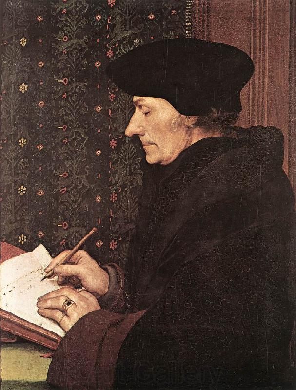 HOLBEIN, Hans the Younger Erasmus f Norge oil painting art
